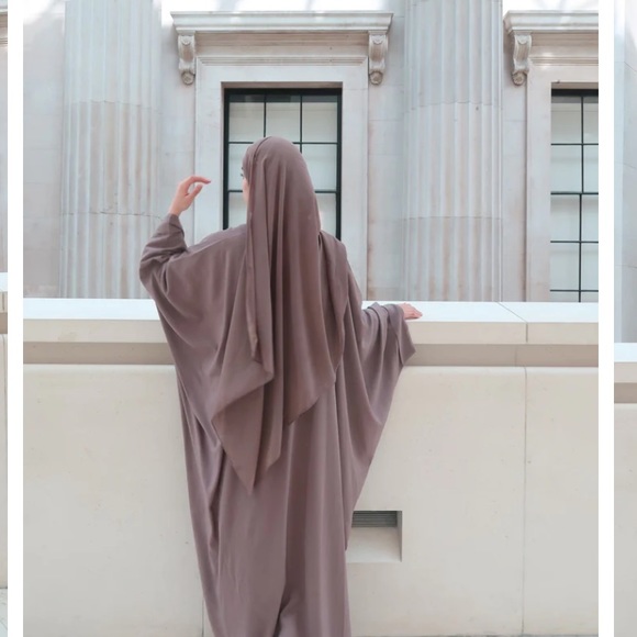 Safia the Label Malika Abaya in dusty rose - Picture 5 of 13